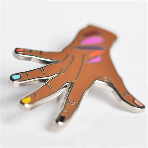 Soft enamel pins have bumpy surfaces unless an epoxy coating is applied to it. Sephora Hand lipstick swatch hard enamel/cloisonne pin ...