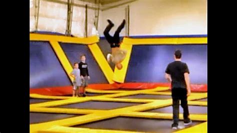 Insane Series Of Backflips At Sky High Sports Portland Or Youtube