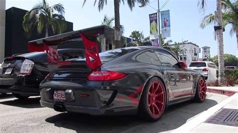 Custom Porsche 911 Gt3 Rs In Beverly Hills Youtube