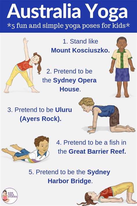 Invite the kids to be. Australia for Kids: Learn about Australia through Yoga ...