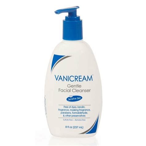 Vanicream Gentle Facial Cleanser For Sensitive Skin 8 Oz 3 Pack