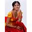 Supoorna Telugu Actress Showing Cleavage Spicy Red Half Saree Photos 