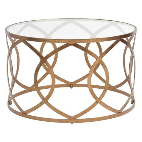 Clearance sale 40% off round coffee tables. Buy Copper Leaf and Glass Round Coffee Table from at ...