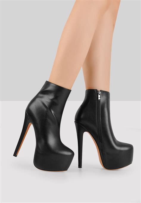 Onlymaker Women S Platform Round Toe High Heel Stilettos Ankle Booties Us5 Us15 Ebay