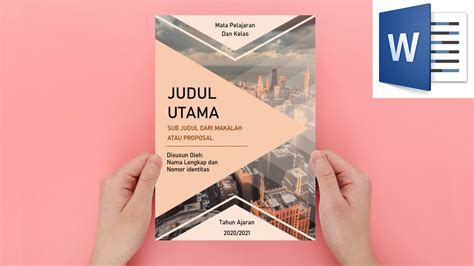 Cara Membuat Desain Cover Makalah di Microsoft Word | Cover Eps. 5