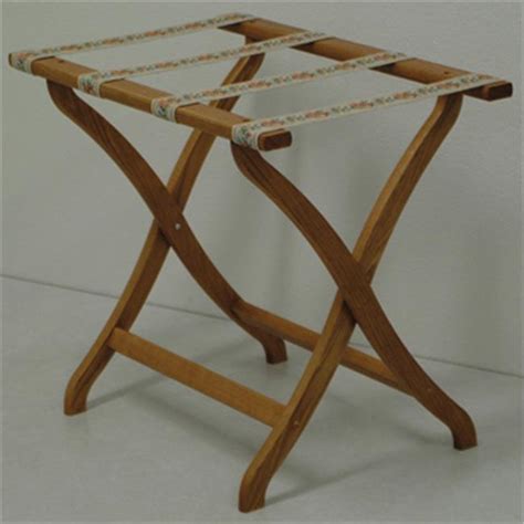 This layout permits you to utilize any size luggage without altering and movement. Wooden Mallet LR3-MOTAP Designer Curve Leg Luggage Rack in ...