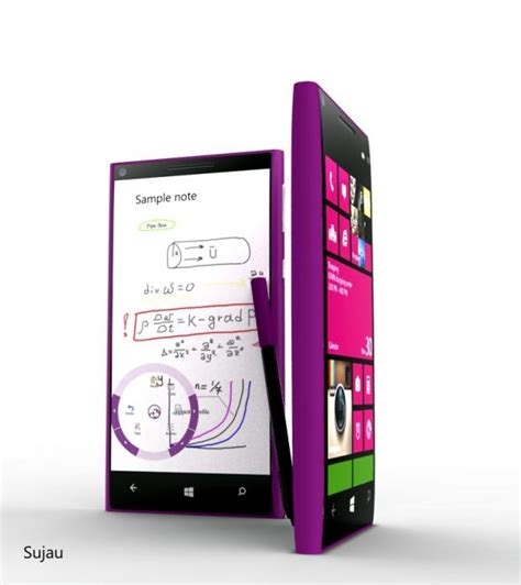 Nokia Lumia Onenote 55 Phablet Concept Runs Windows Phone 8