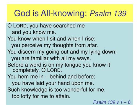 PPT - God is All-knowing PowerPoint Presentation, free download - ID