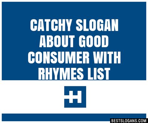 Drug free slogans can be catchy, such as those sayings that use rhyme or they can be to the point. 30+ Catchy About Good Consumer With Rhymes Slogans List ...