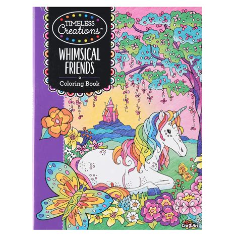 Availability based on publisher status and quantity being ordered. Cra-Z-Art Timeless Creations Coloring Book, Whimsical ...