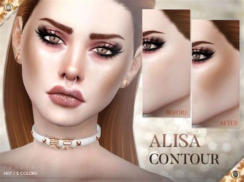 Pralinesims Alisa Contour N07 Makeup Cc Sims 4 Cc Makeup Queen