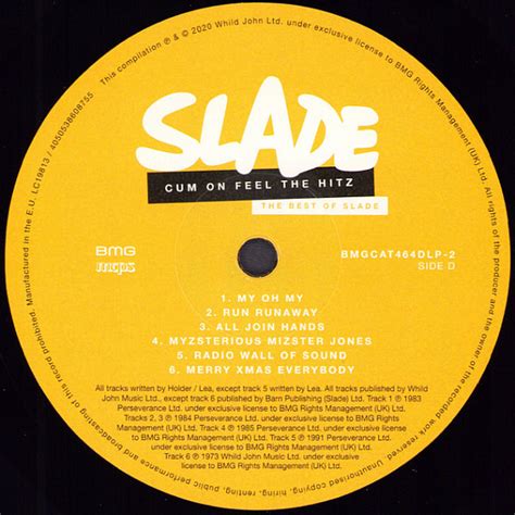 Slade Cum On Feel The Hitz The Best Of Slade Vinyl 12 2LP