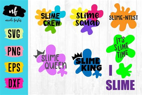 Download Slime SVG Craft Bundle (225646) | SVGs | Design Bundles