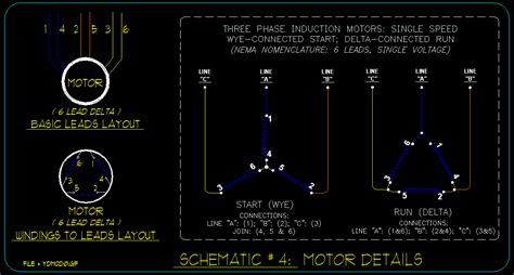 I need some input on wye start / delta run motor starting. Wye / Delta Connection Detail Schematics - ECN Electrical ...