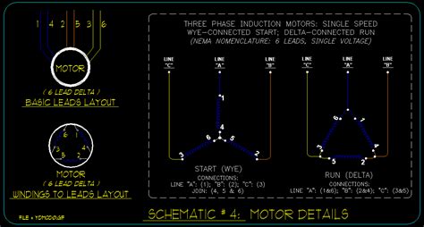 One way of reducing the high starting current of a motor is the start the motor with the low. Wye / Delta Connection Detail Schematics | Technical Reference Area | ECN Electrical Forums