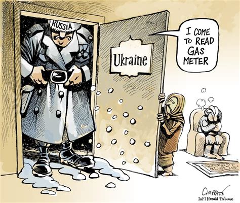 Russia Ukraine Gas Row Globecartoon Political Cartoons Patrick Chappatte