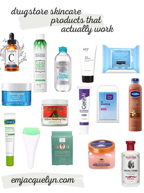 Drugstore Skincare Products That Actually Work