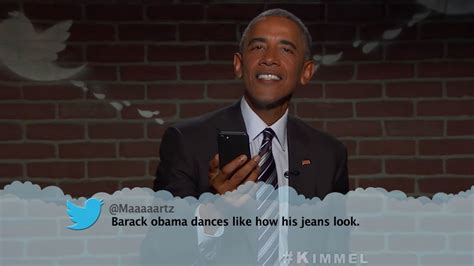 President Barack Obama Reads Mean Tweets About Himself Abc7 San Francisco