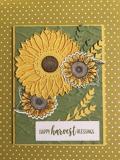 Handmade Happy Harvest Fall Greeting Card Thanksgiving Etsy