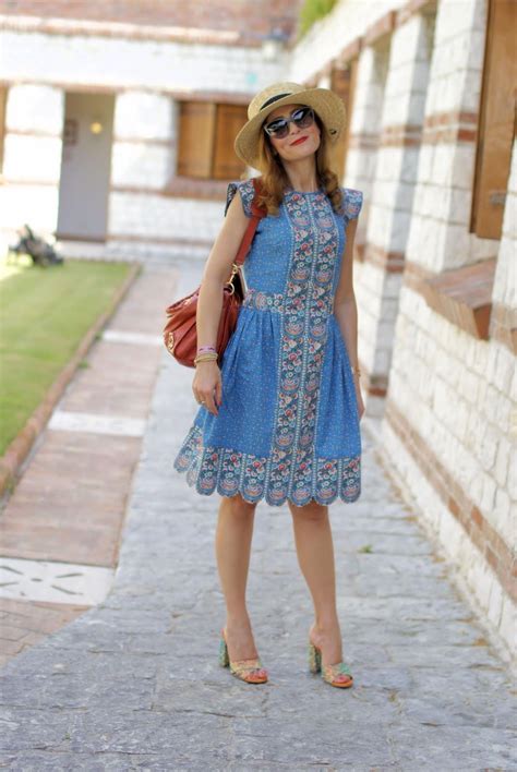 Vintage Folk Style Summer Dress Summer Dresses Summer Fashion Folk Fashion
