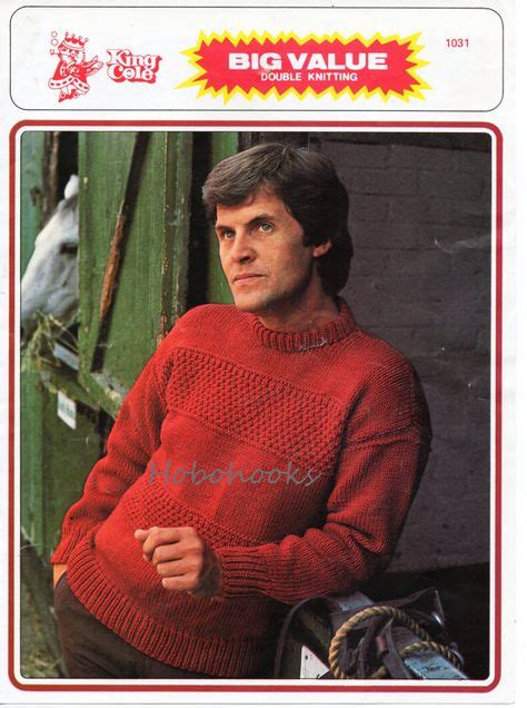 The perfect pattern for beginners, this boatneck (or off the shoulder) jumper pattern is instantly downloadable so you can get knitting straight away! vintage mens sweater knitting pattern pdf mens patterned ...