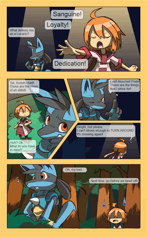 Comic I Dont Know By Ohgoshdarnthesecond Lucario Pokemon Arte De