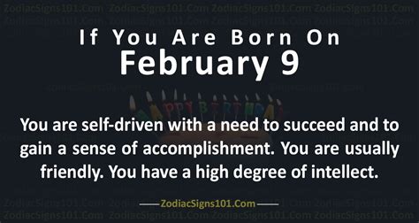 February 9 Zodiac Is Aquarius Birthdays And Horoscope Zodiacsigns101