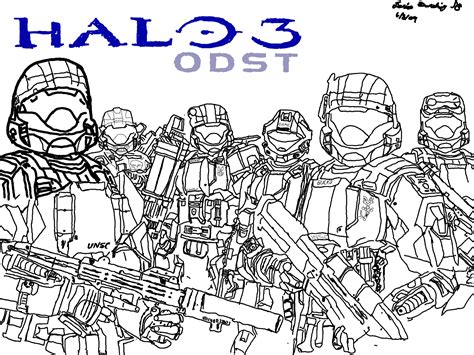 Halo 3 Odst The Team By Sgt Pain5 On Deviantart