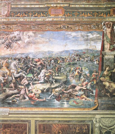 Romano Giulio Constantines Victory Over Maxentius At The Milvian