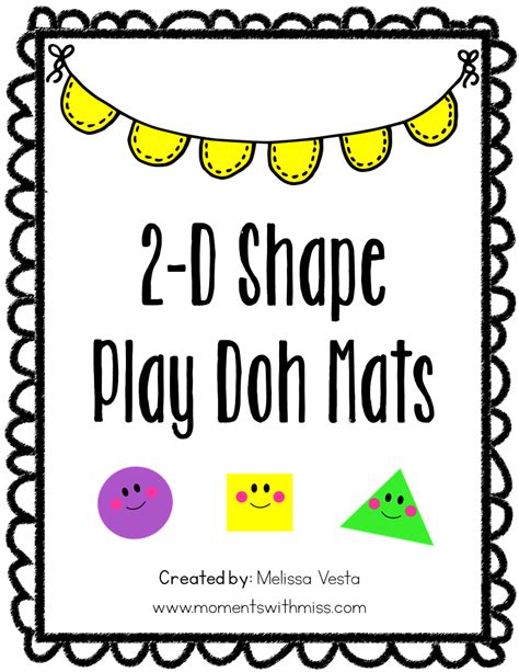 Shape Play Doh Mats — Oh Hey Lets Play