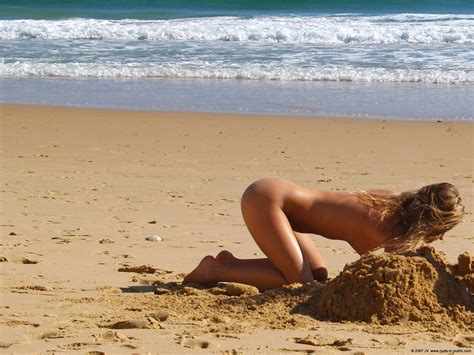 Edita S Naked On Beach Blonde Seaside Nude In Public