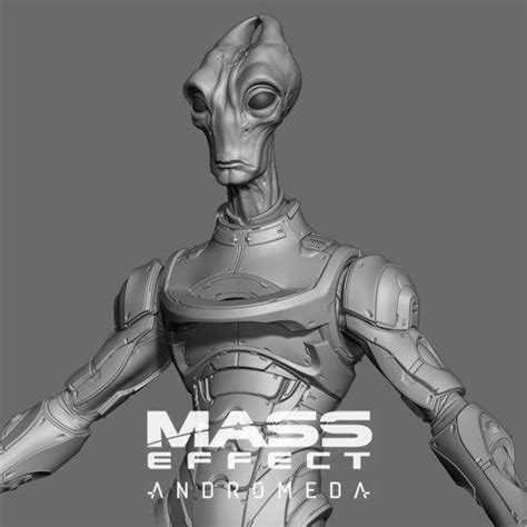 Mass Effect Andromeda Salarian Armor Zbrush Keos Masons Marco