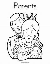 Coloring Mom Parents Mother Printable Getcolorings Happy Mayo Cinco Twistynoodle Noodle sketch template