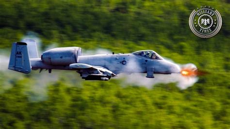 Extremely Powerful A 10 Warthog Shows Its Gau 8 30mm Cannon And Laser