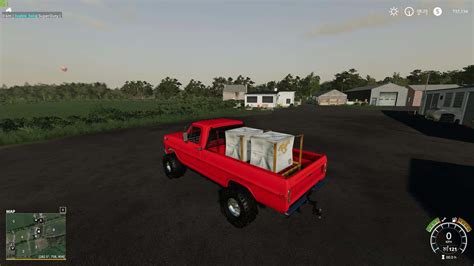 Fs19 1970 Ford F250 With Colision On Flatbed V11 Fs 19 Cars Mod Download