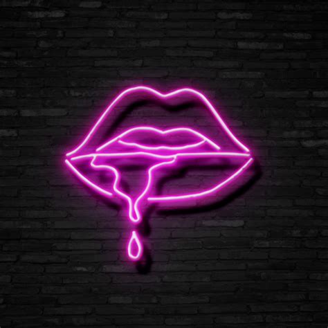 Female Lips Neon Sign In 2021 Neon Signs Female Lips Neon