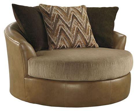 Declain Sand Oversized Swivel Accent Chair From Ashley 8630221