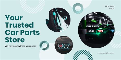Car Parts Banner Template in Illustrator, Word, Pages, PSD, Publisher