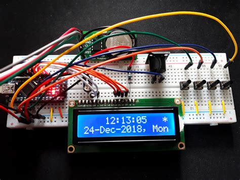 Alarm Clock With DS1302 RTC One Transistor