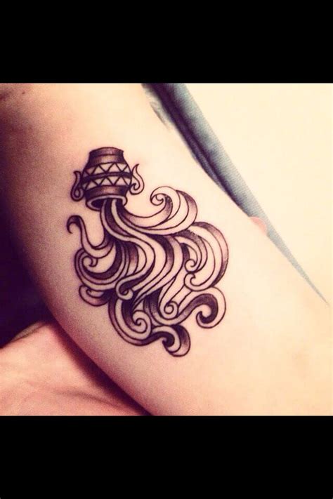 Female Aquarius Tribal Tattoo Pin On Wall Tattoo See More Ideas