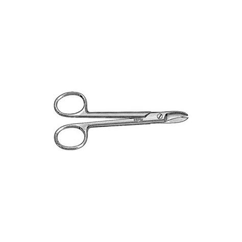 Alimed 98scs17 9 Scissors Crown And Collar Curved Smooth