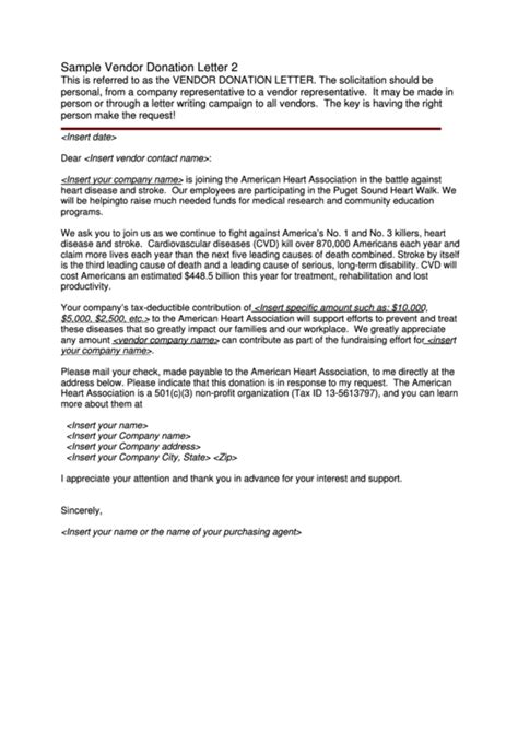 Collect membership fees via accept training requests from students now through this training request template to help them. Sample Vendor Donation Letter Template printable pdf download