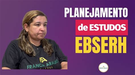 Plano De Estudo Ebserh