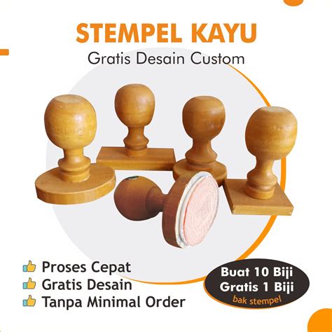 Jual Stempel Kayu Shopee Indonesia