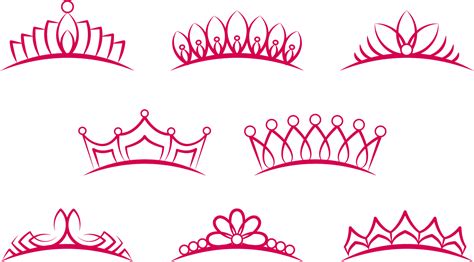 Download Pink Tiara Png Tiara Princess Crown Vector Png Image With No