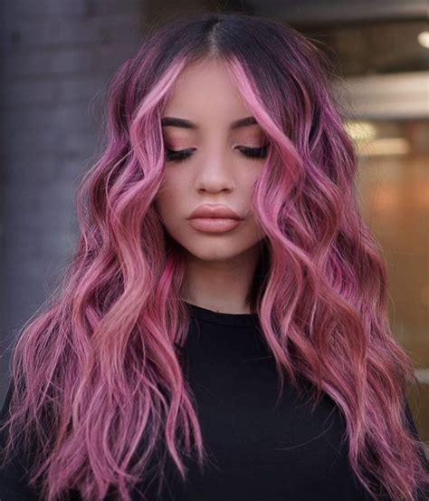 On Instagram Beautiful Pink Balayage Created By