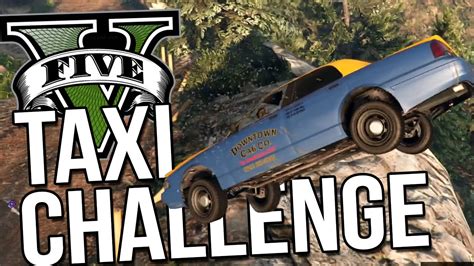 The Great Taxi Challenge Grand Theft Auto V Gameplay Highlights