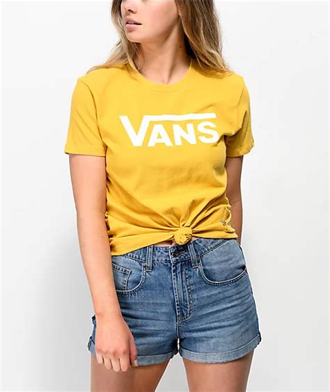 Buy Vans T Shirt Yellow In Stock