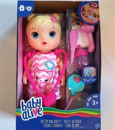 Baby Alive Better Now Bailey Blonde Doll Interactive New In Box