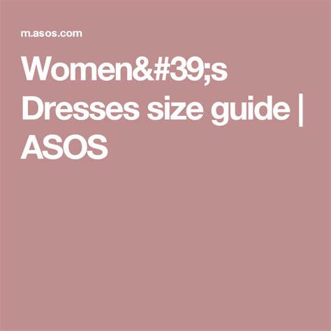Women's Dresses size guide | ASOS | Eyeglasses for women, Asos ...